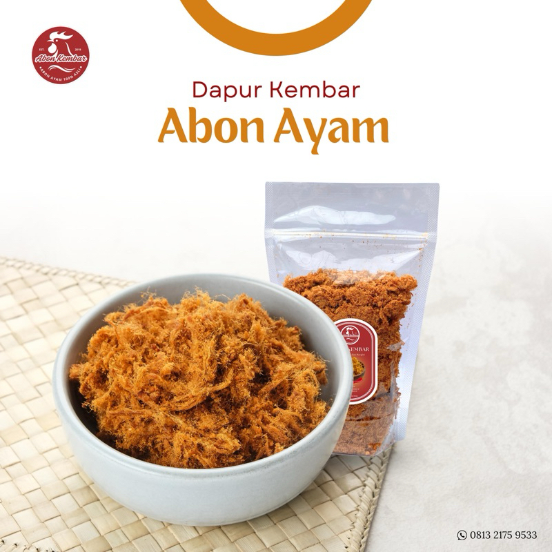 

Abon Ayam Premiun | Abon Lezat | Olahan Daging Ayam Asli 120gr