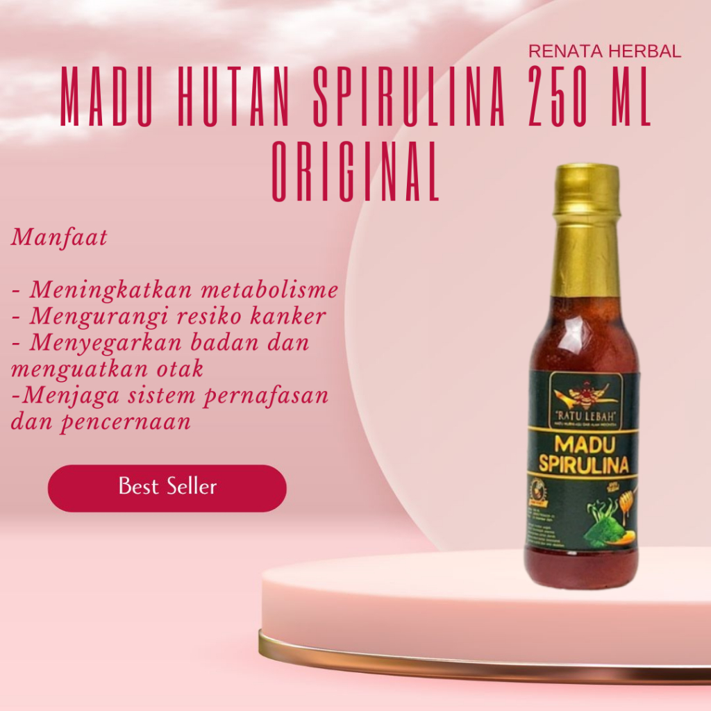 

Madu Hutan Spirulina 250 ml Kemasan Premium Murni