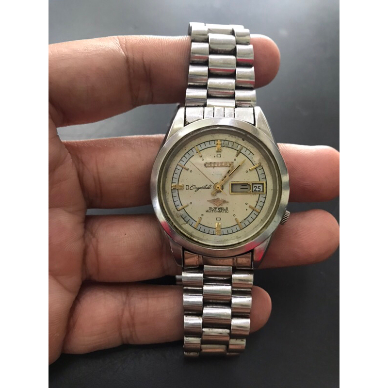 jam citizen automatic vintage second bekas