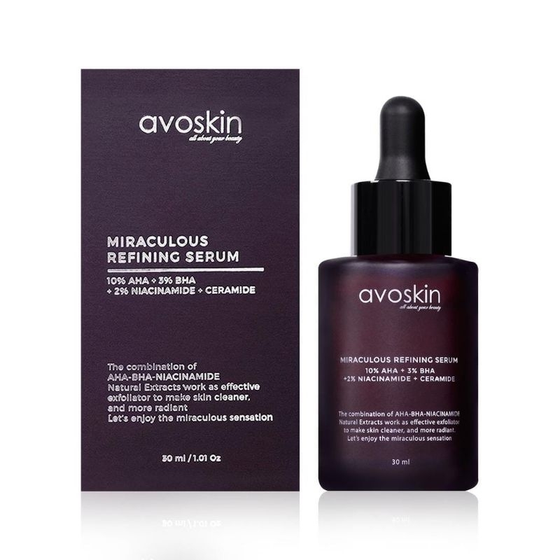 SERUM AVOSKIN MIRACULOUS REFINING AHA BHA | 30ML