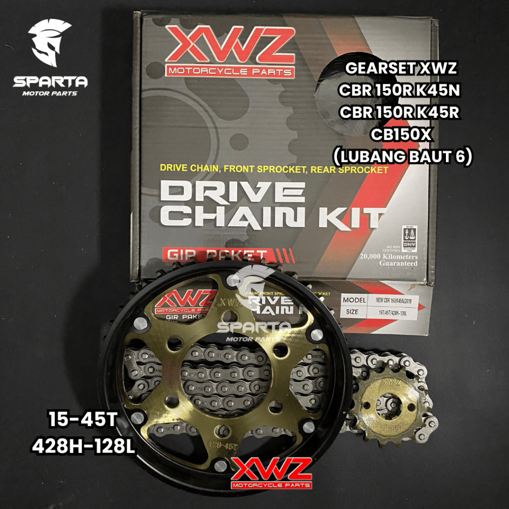 GEAR GIR SET GIR PAKET CBR 150R LED FACELIFT CBR 150R K45N 2019 CBR K45R CB150X LUBANG 6 XWZ