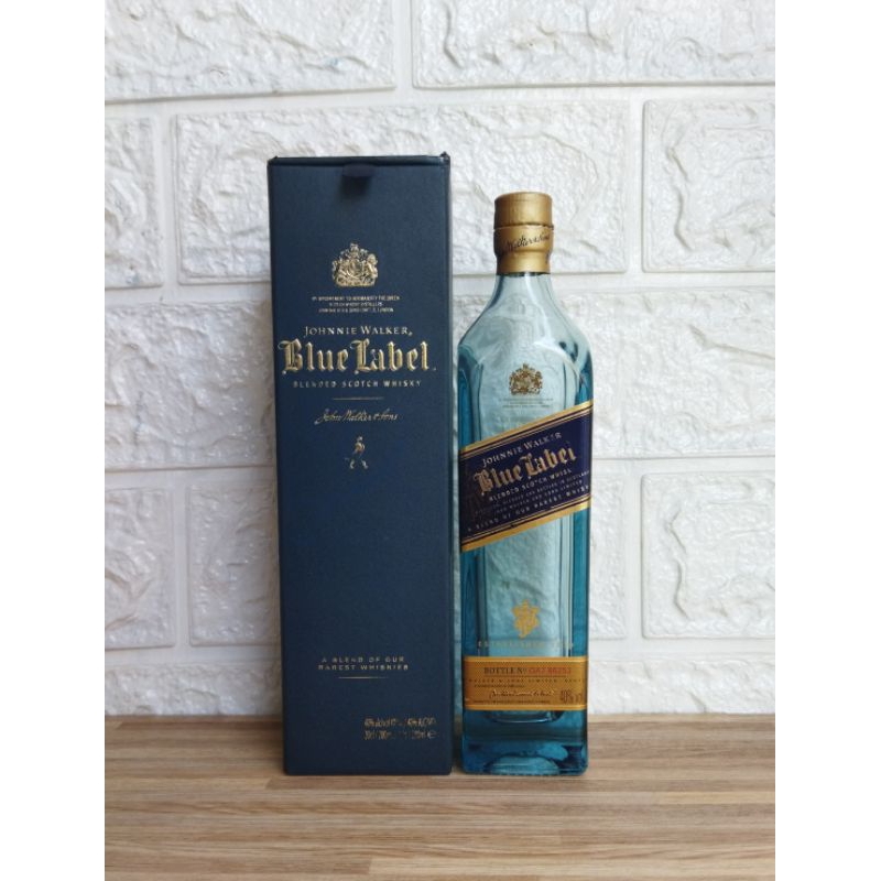 Botol Kosong JW Blue Label + Box 200ml
