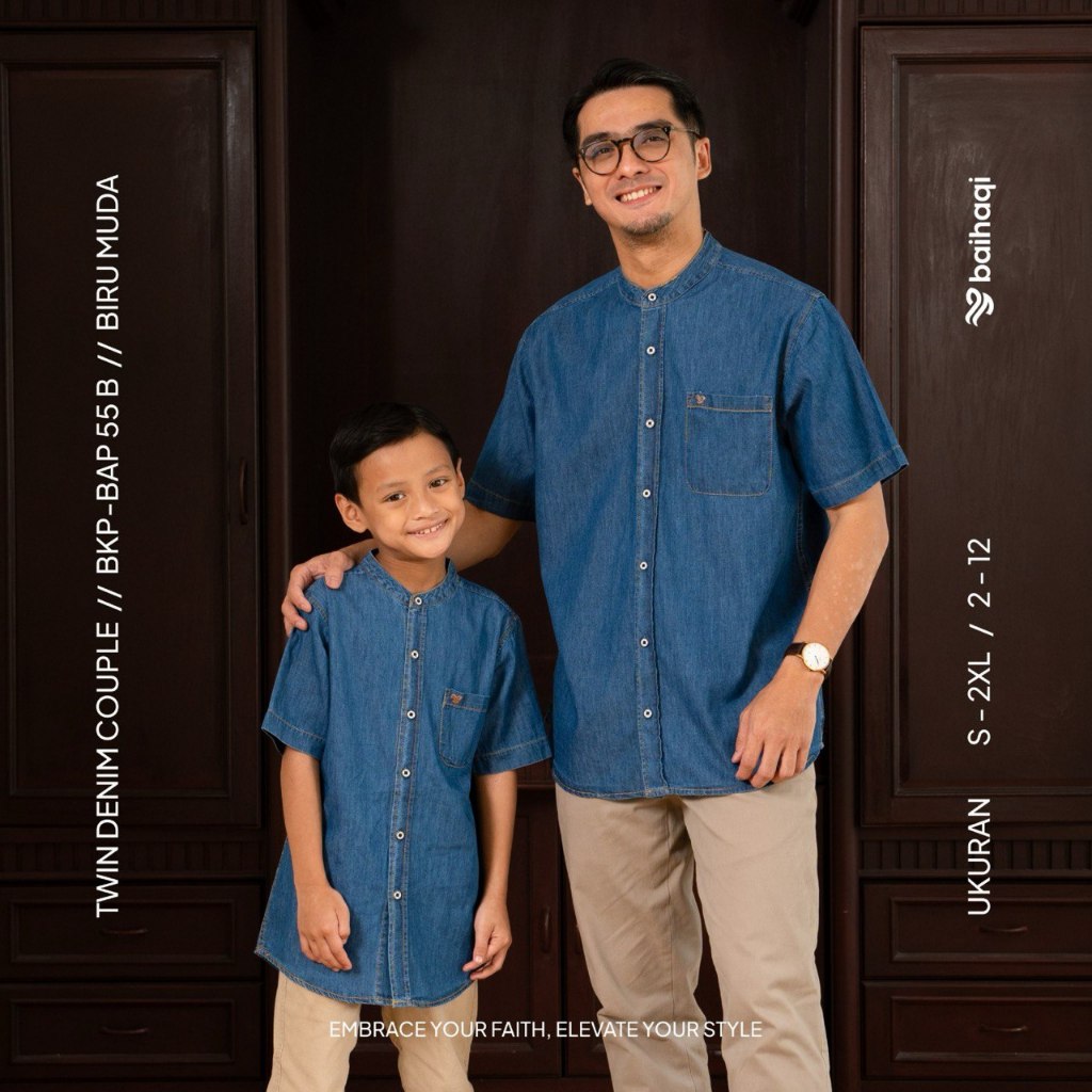 BAIHAQI KEMKO TWIN DENIM COUPLE BKP - BAP 55B