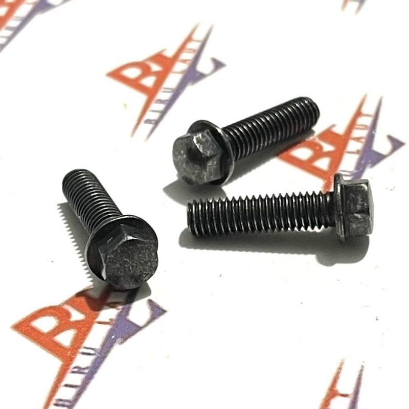 (Paket isi 10 Biji) Baut Blok 6x22 Kunci 8 Hitam/ Baut Topi Baut 8 Panjang 2,2cm Hitam Original