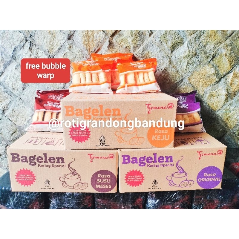 

KUE BAGELEN TJEMARA 3 RASA ORI, MESES, KEJU per dus