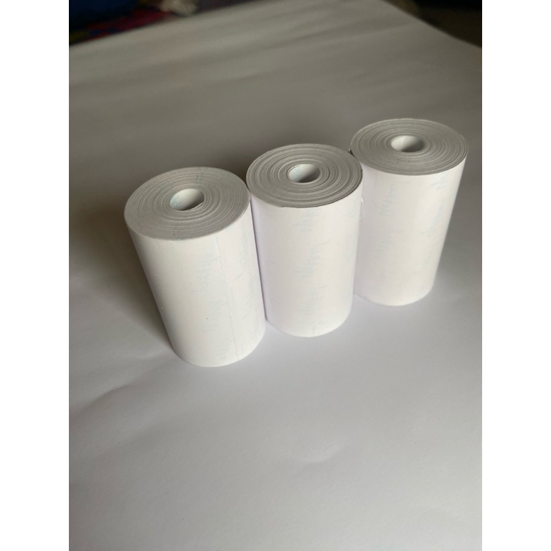 

kertas kasir ukuran 57x40 (polos) isi 3 roll/pcs