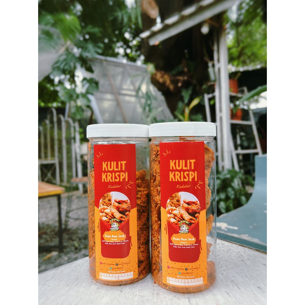 

Paket COMBO Kulit Ayam Crispy Pedas Daun Jeruk Premium 300 Gram | Mamang Japrut | Cemilan