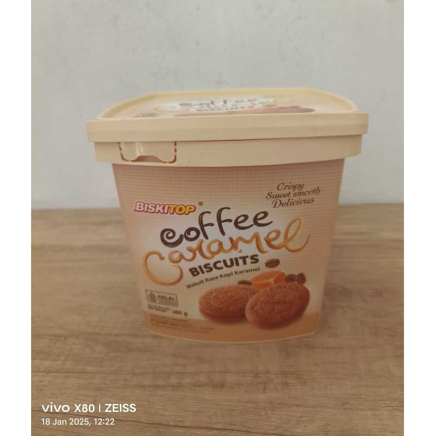 

Biskitop - Coffee Caramel - 360gram - Ember Plastik