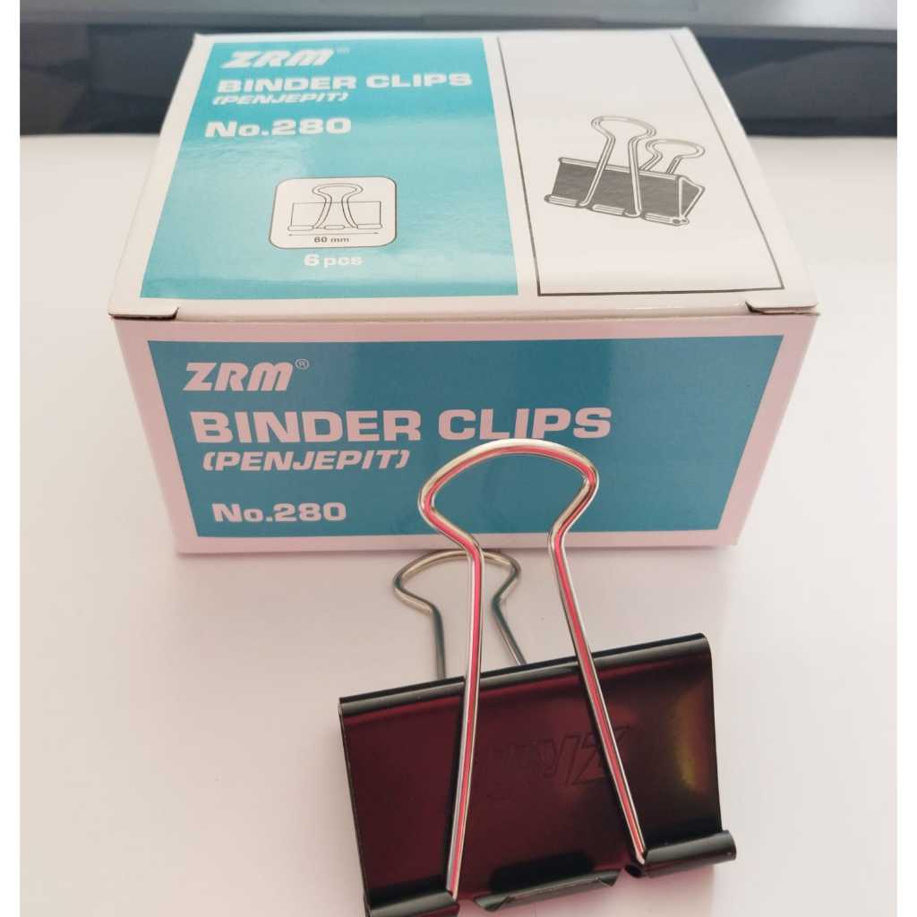 

Binder Clips Penjepit ZRM No.280 (6 pcs)