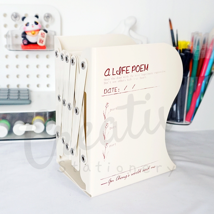 

Panmomo Adjustable Bookends A Life Poem [CREATIV]