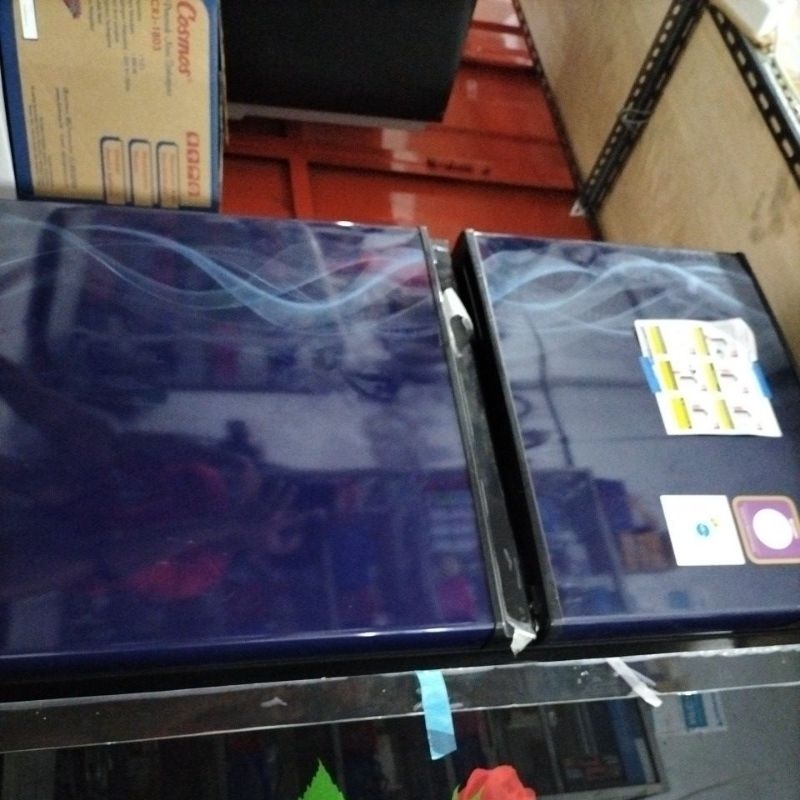 kulkas sharp 2 pintu mini garansi 1 bulan