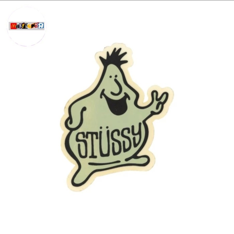 

sticker Stussy OG Oldskool graphic logo stiker streetwear mohawk creature