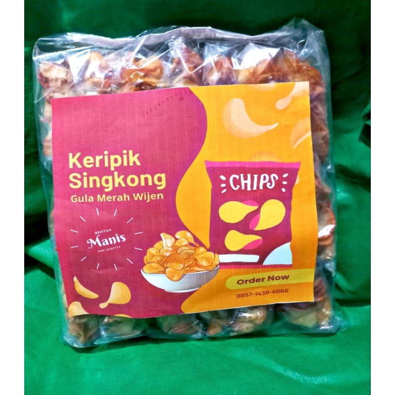 

Keripik Singkong Gula Merah Wijen Manis