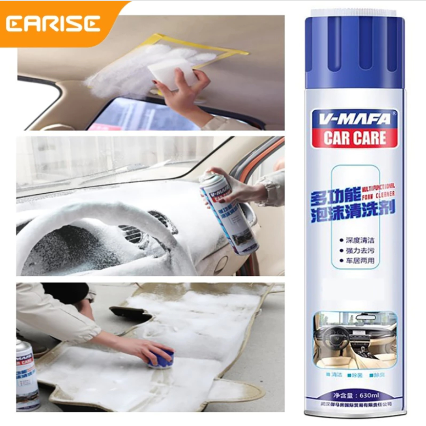(COD) Multifunctional Foam Cleaner V MAFA CAR CARE 650ml Foam Cleaner Multifungsi Pembersih Interior