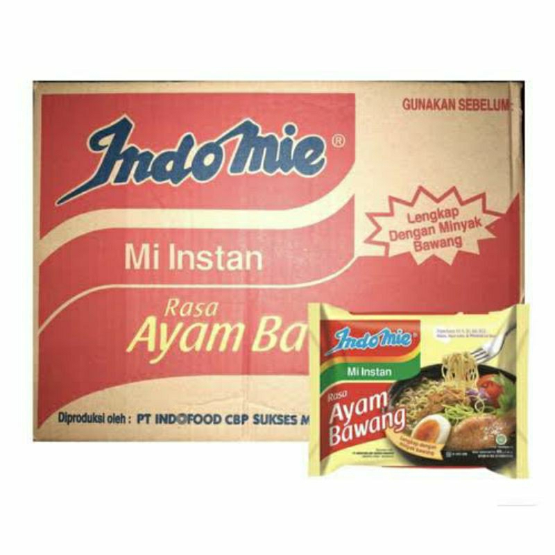 

Indomie Mie Instan Rasa Ayam Bawang | 1 Dus isi 40pcs