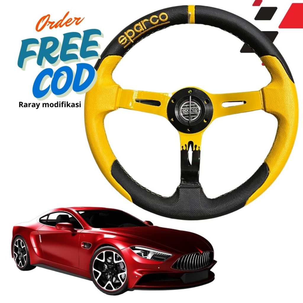 STIR VARIASI RACING SPORT SPARCOO AIR GREEN YELLOW