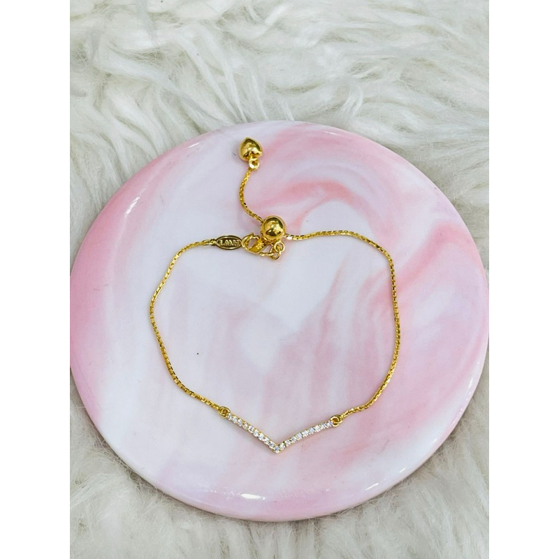 gelang serut aurel permata edisi terbatas termurah emas asli kadar 875