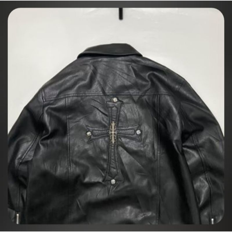 CHR0ME HEARTS Alternative Leather Jacket
