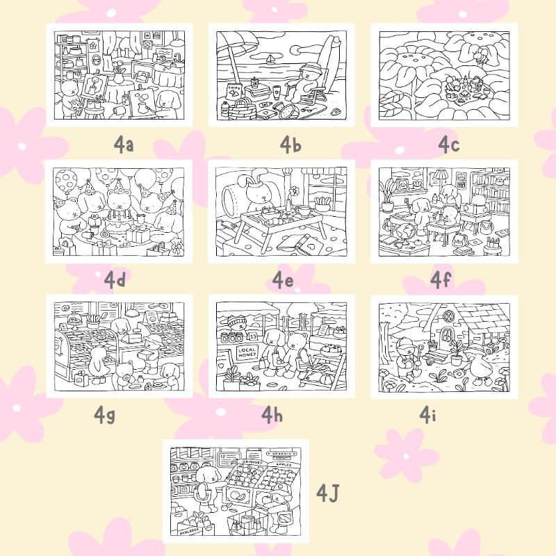 

Bobbie Goods Coloring Pages Vol 4 Lembar mewarnai anak