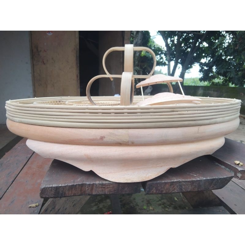 Ambrukan sangkar murai tebok kayu super halusan