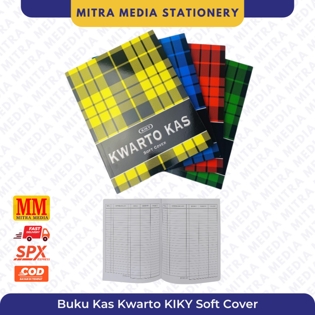 

Buku Kwarto Quarto Kas KIKY 80 Lembar Soft Cover