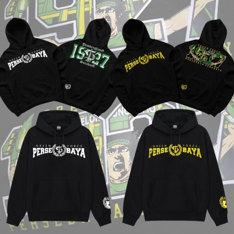 jaket sweater  persebaya 1927 sablon plastisol