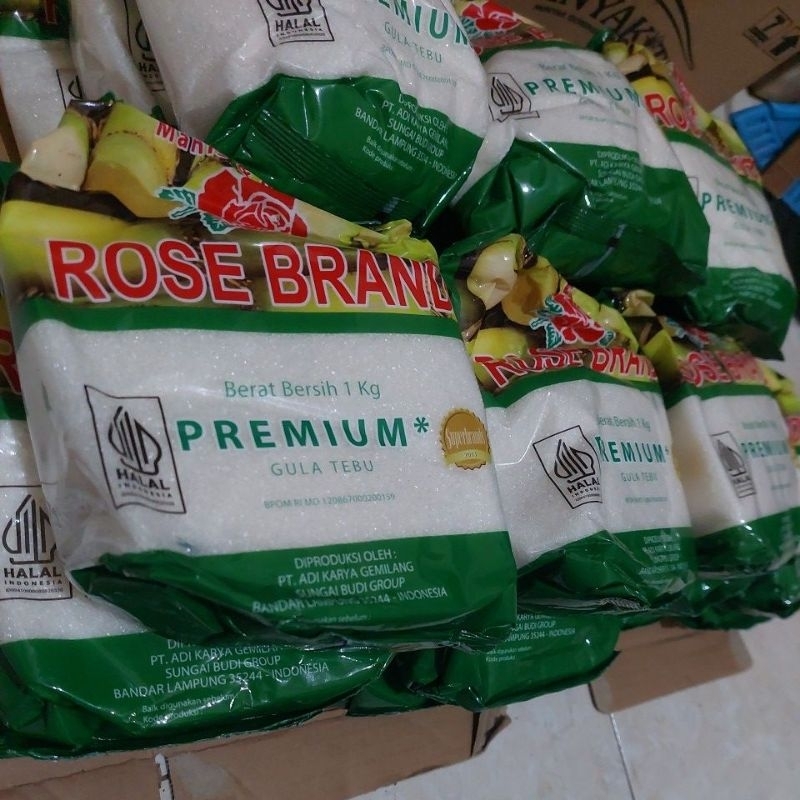 

Gula kristal putih Rose Brand Premium