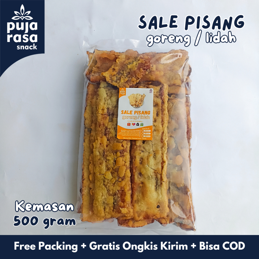 

KERIPIK SALE PISANG LIDAH GORENG CEMILAN MANIS ASLI 500 GRAM