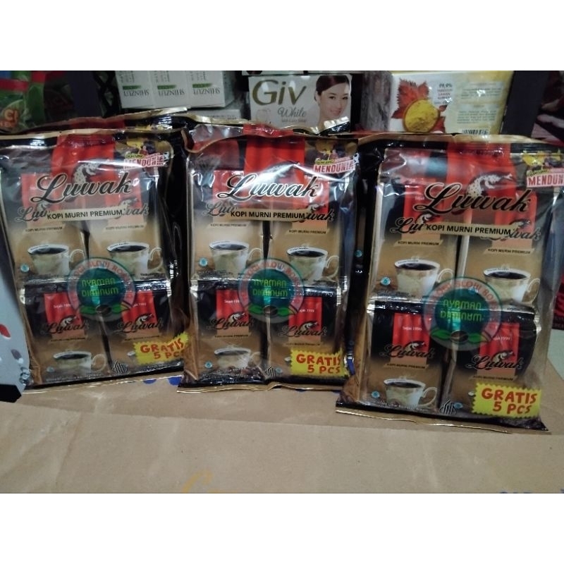 

luwak kopi murni isi 10 sachets x 6.5gr