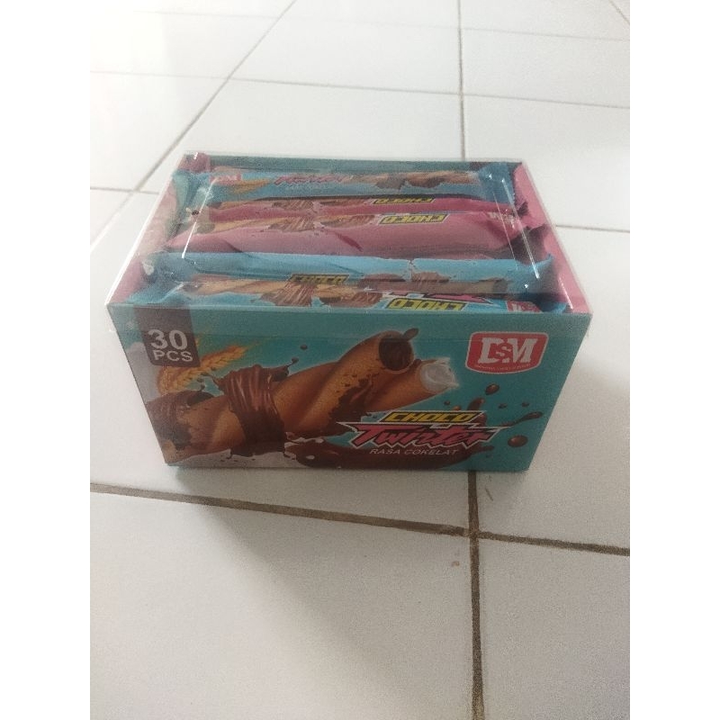 

TWISTER COKLAT ROLL VARIAN BARU ISI 30