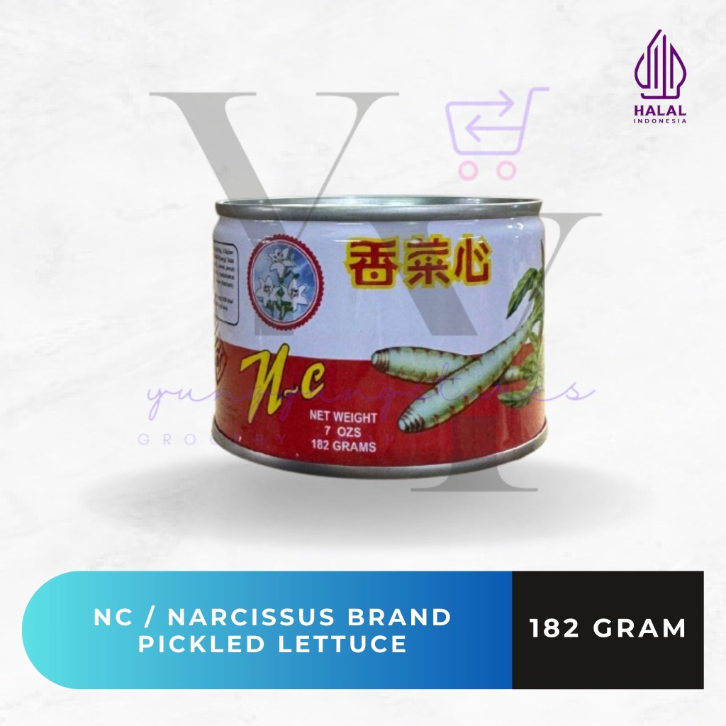 

Pickled Lettuce / Acar Selada / Caisim dalam Kaleng Narcissus Brand 182 gram