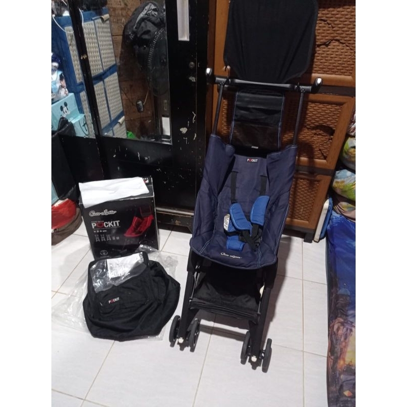 stroller pockit gen 5 (CL 789) cocolatte D 340 series preloved lengkap tas ransel / backpack