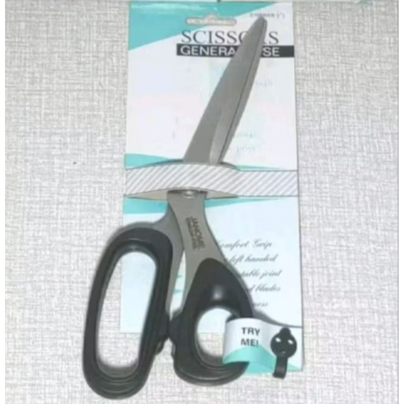 

Gunting Bahan kain / Gunting Janome Size 216 mm GUNTING SERBAGUNA SANGAT TAJAM DAN AWET