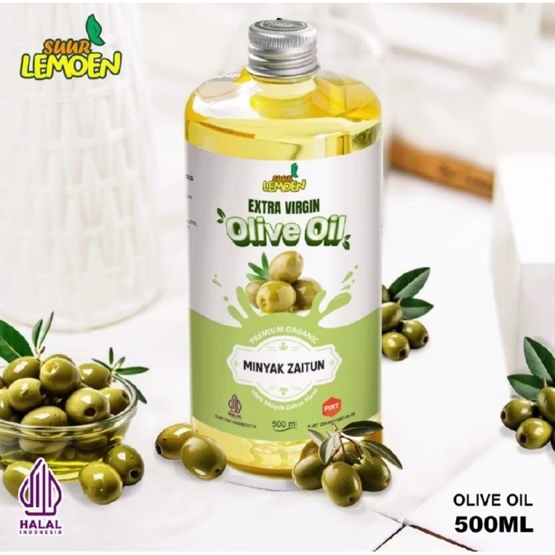 

MINYAK ZAITUN EVOO VIRGIN OLIVE OIL 100% || EXTRA VIRGIN OIL || KEMASAN 500 ML