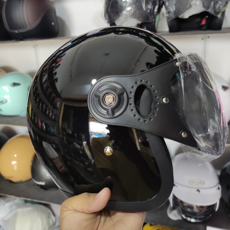 Helm Bogo Vespa Pilot Vespa Hijab SNI