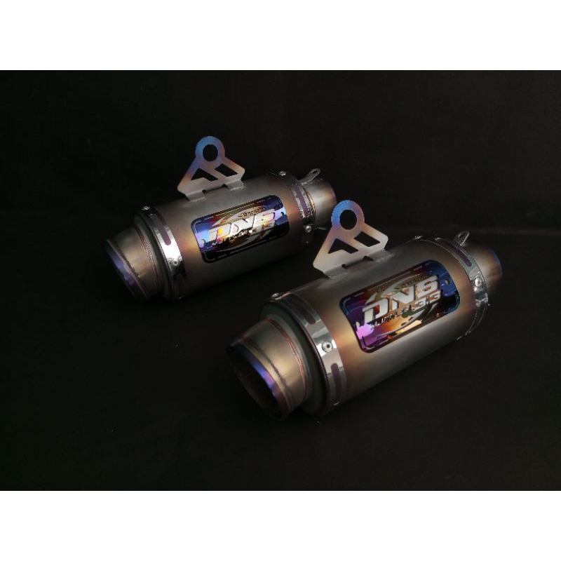 Silincer Knalpot Titanium Kompetisi Bore Up Dan Harian Model R9 15cm Bass Padat - Original Dns 33