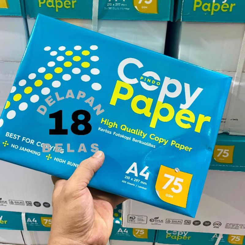 

1 Rim Kertas Hvs A4 Copy Paper 75 Gsm(500 Lembar)