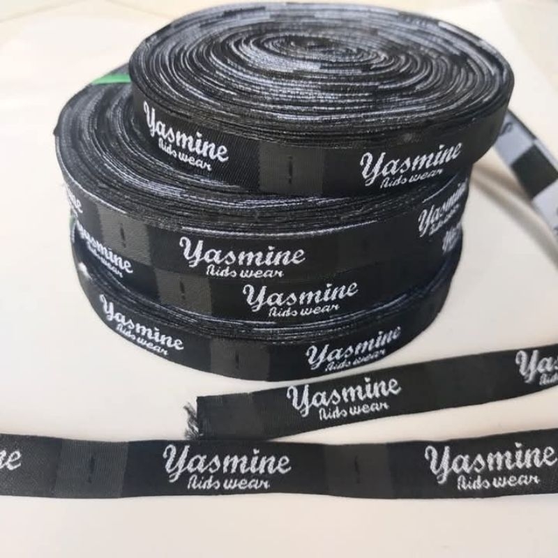 label woven damask,label woven ukuran,label woven custom,label custom,label baju,label baju anak,lab