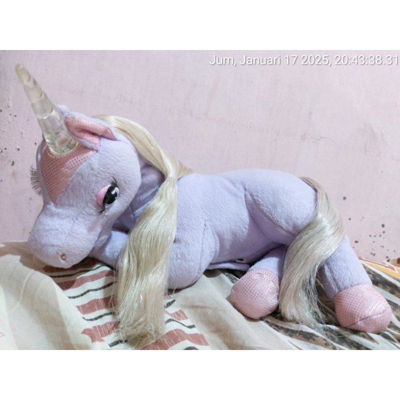 barbie unicorn plush lyla swanlake doll