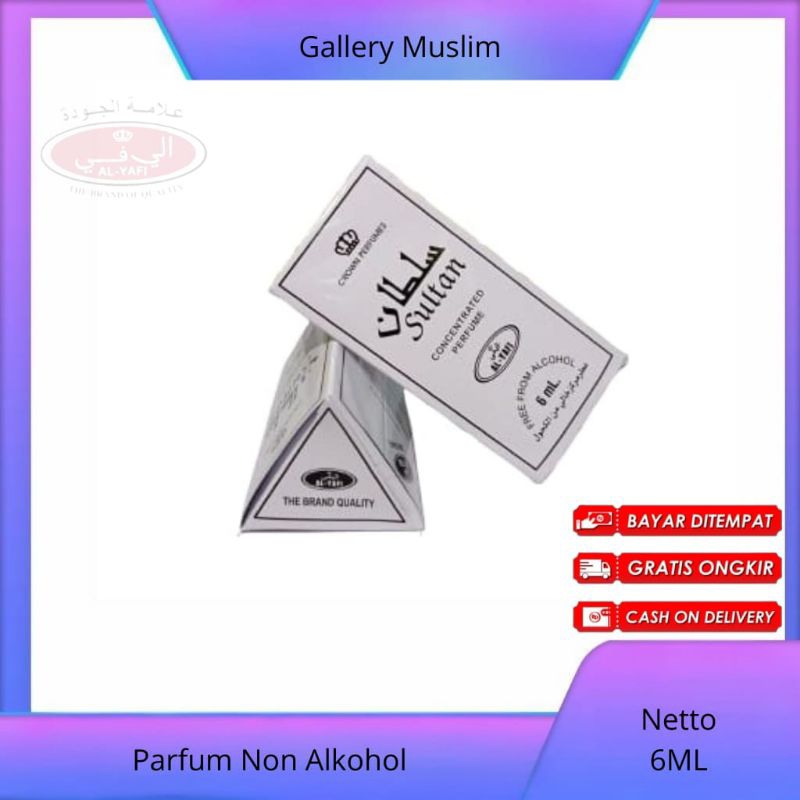Minyak wangi SULTAN 6ml non alkohol