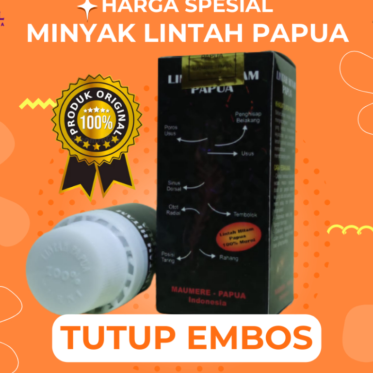EMBOS ORI - minyak lintah hitam papua asli 100% minyak lintah