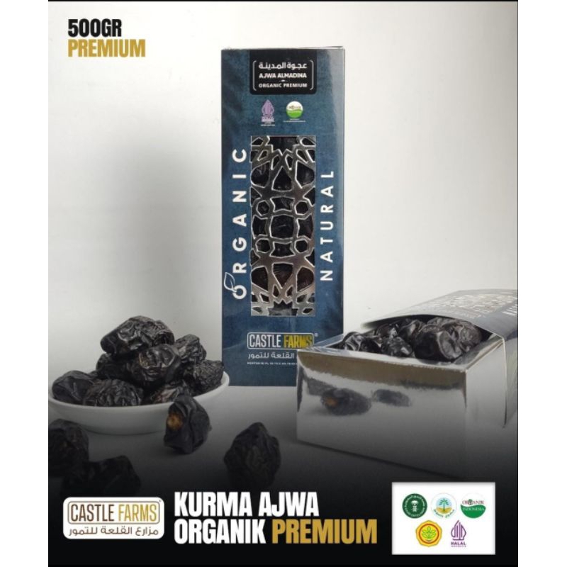 

Castle Farms Kurma Ajwa Organic Premium 500 Gr