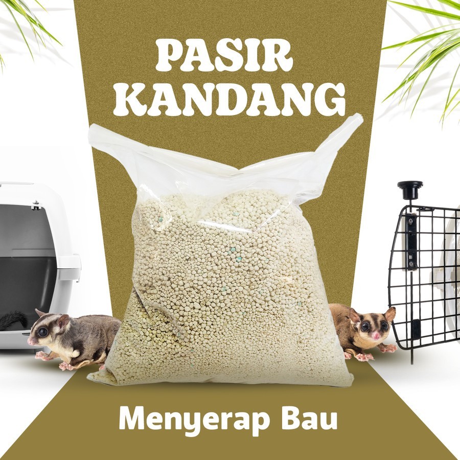 ADEWAP GLIDER Wood Pellet Alas Kandang Sugar Glider
