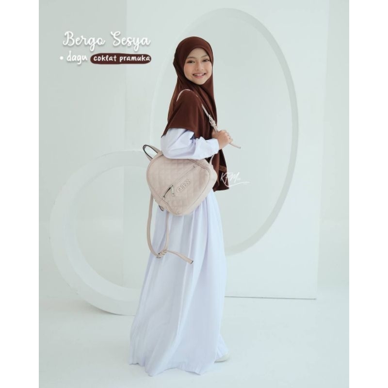 Dilovable.id | SESHA DAGU BERGO ANAK BERGO POLOS JERSEY PREMIUM JILBAB SEKOLAH BERGO SYARI BERGO DAI