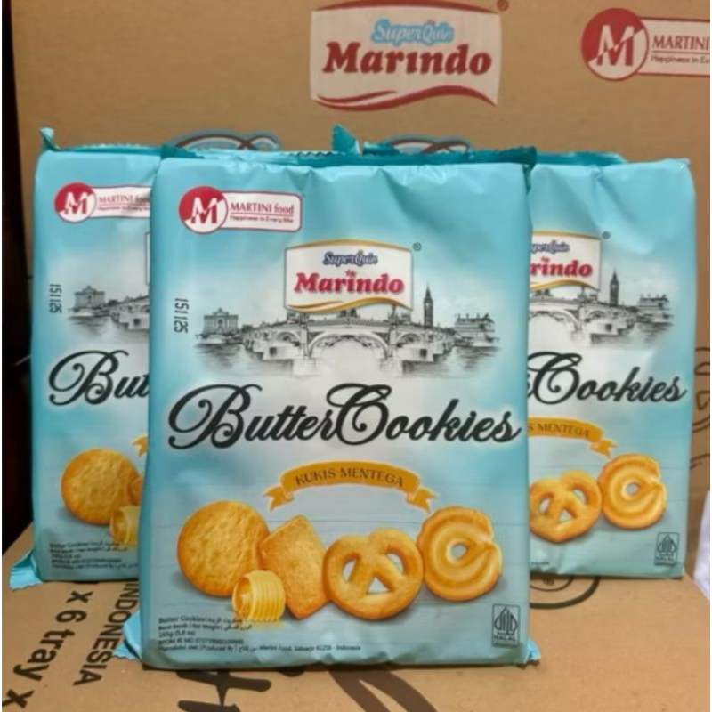 

Marindo Butter Cookies Kemasan Refill 160gr