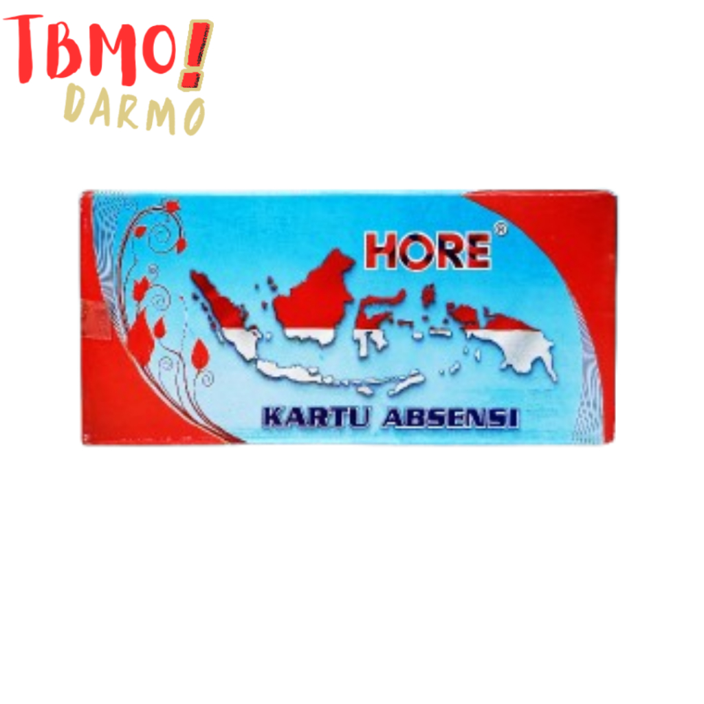 

TBMO KARTU ABSEN HORE 100LBR AB-8801 POP 1