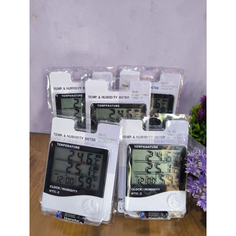 HTC-2 Termometer Ruangan Digital / Termometer Hygrometer Ruang Digital HTC-2