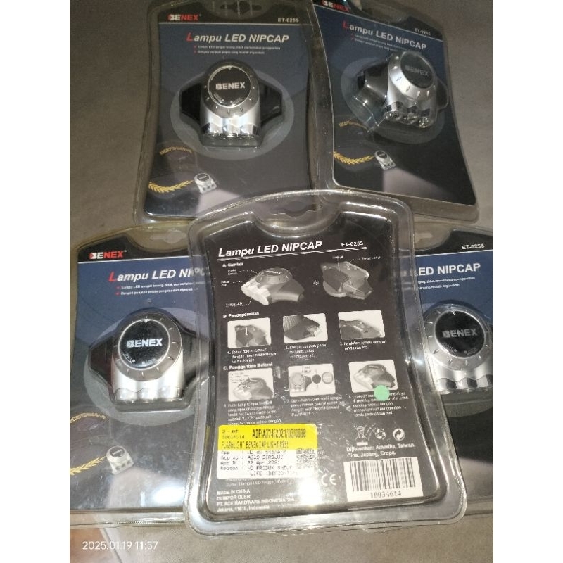 Benex Lampu LED NIPCAP ET-0255  ( Ace Hardware )