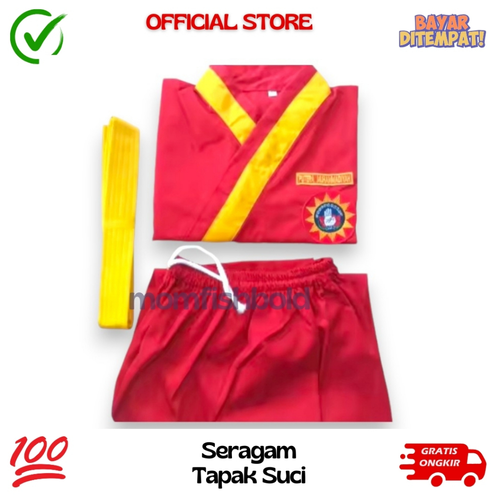 Seragam Tapak Suci + Sabuk – Sakral / Baju Celana Pencak Silat Tapak Suci + Sabuk