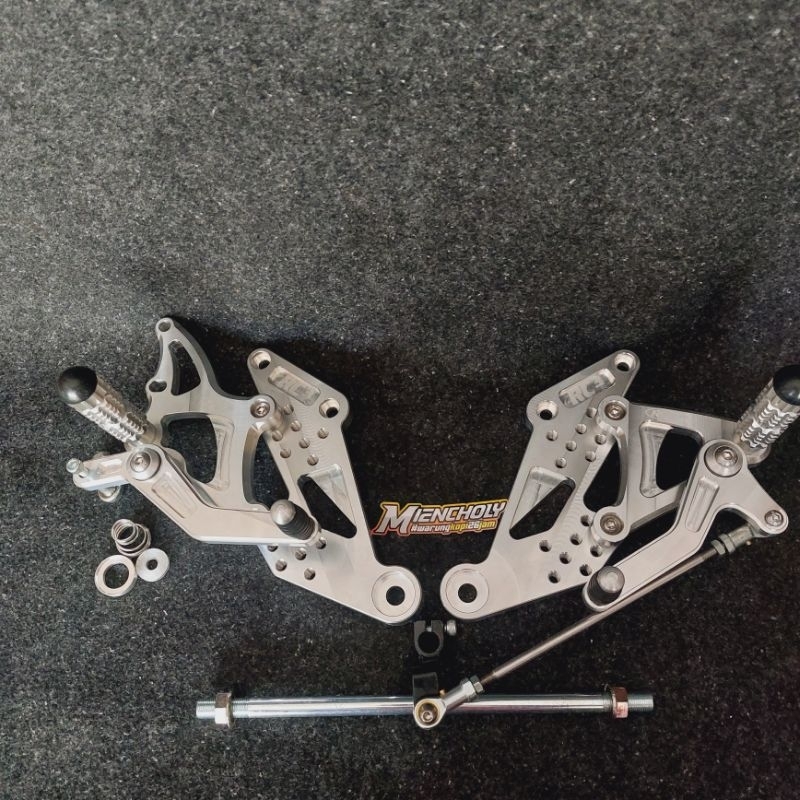 footstep underbone mxking race old + as + dudukan dural original yamaha mx king Y15zr Exciter150 set